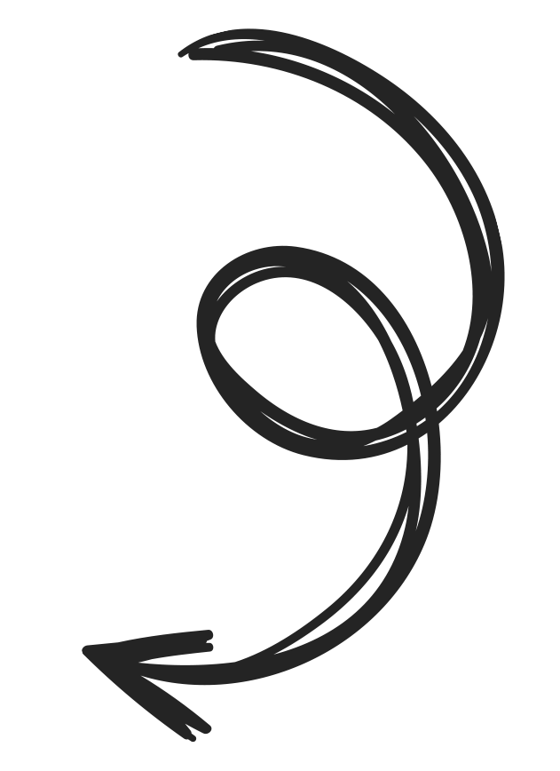 Arrow pointing to stats